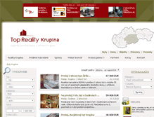 Tablet Screenshot of byty.reality-krupina.eu