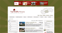 Desktop Screenshot of domy.reality-krupina.eu
